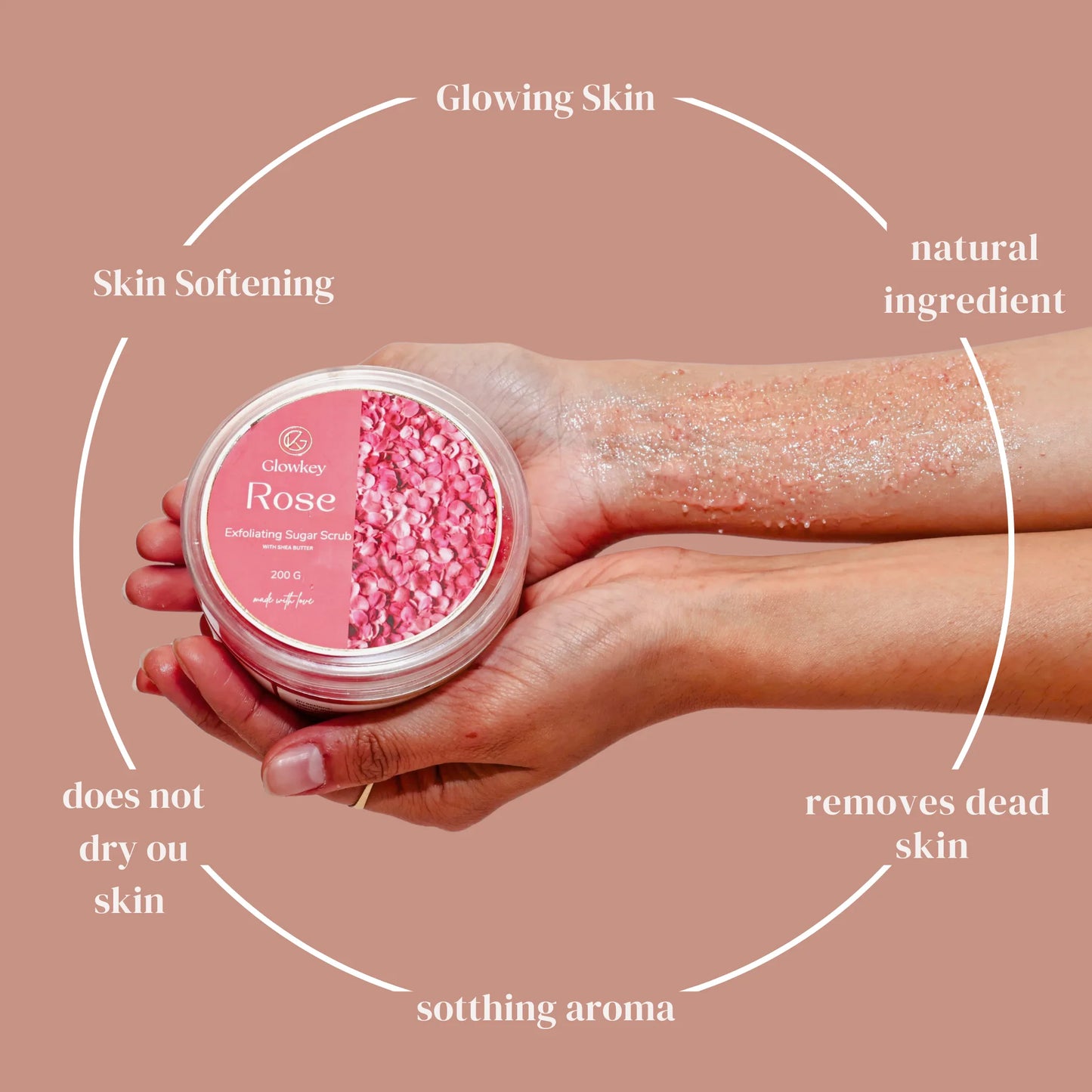 Rose Sugar Scrub