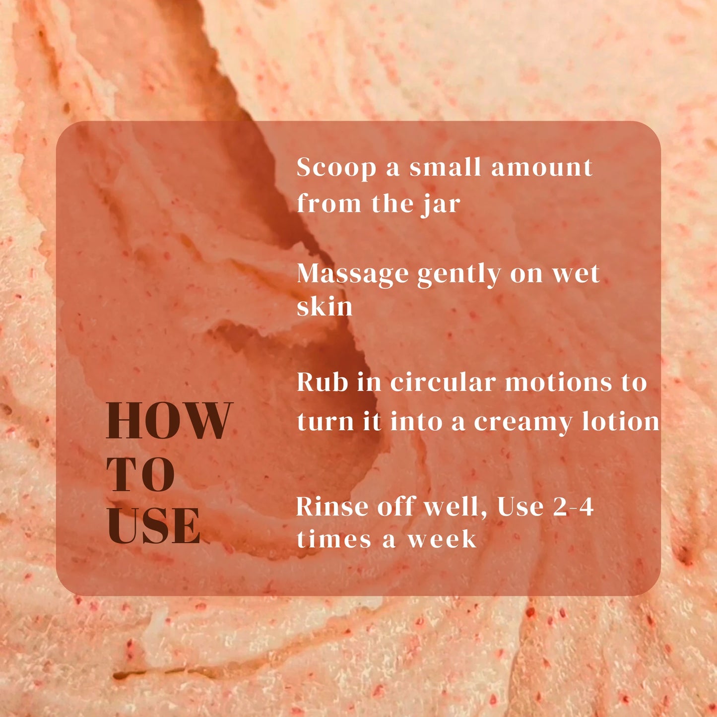 Rose Sugar Scrub