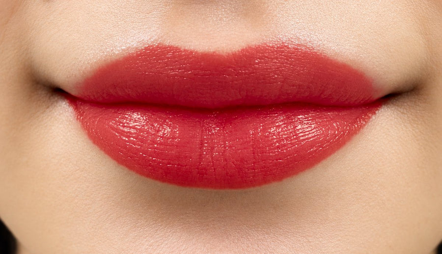Lips wearing Glowkey Lip & Cheek Tint in Pritam