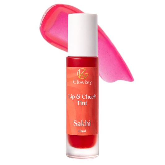 Lip & Cheek Tint - Long Lasting, Waterproof, Smudge Proof - Easy Roll On Application