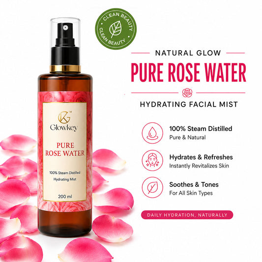 100% Pure Rose Water (Steam Distilled)