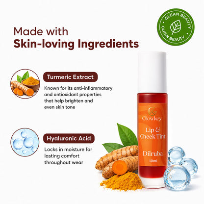 Lip & Cheek Tint - Long Lasting, Waterproof, Smudge Proof - Buy 4 @999/-