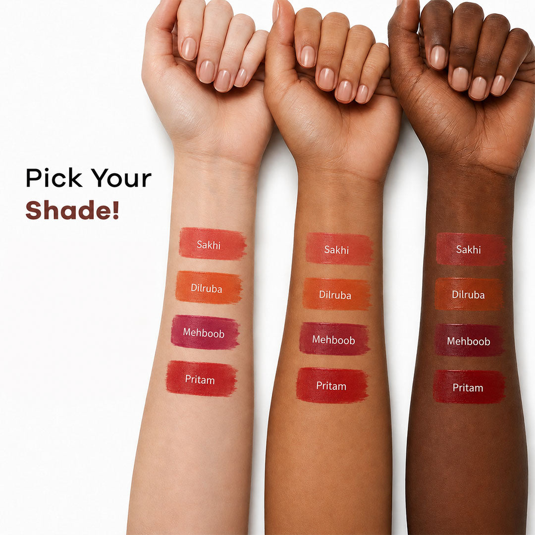Lip & Cheek Tint - Long Lasting, Waterproof, Smudge Proof - Easy Roll On Application
