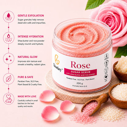 Rose Sugar Scrub