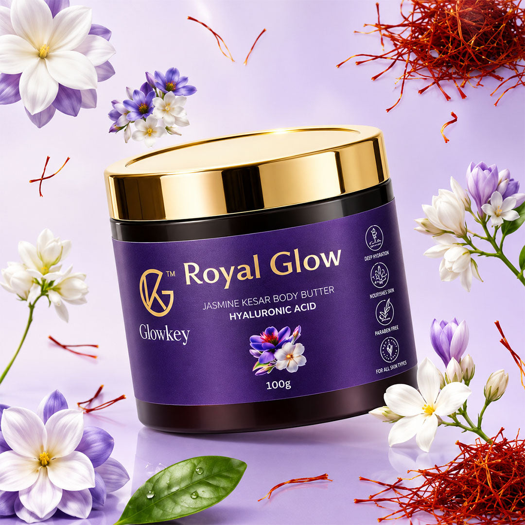 Royal Glow (Kesar & Jasmine) | Body Butter With Hyaluronic Acid