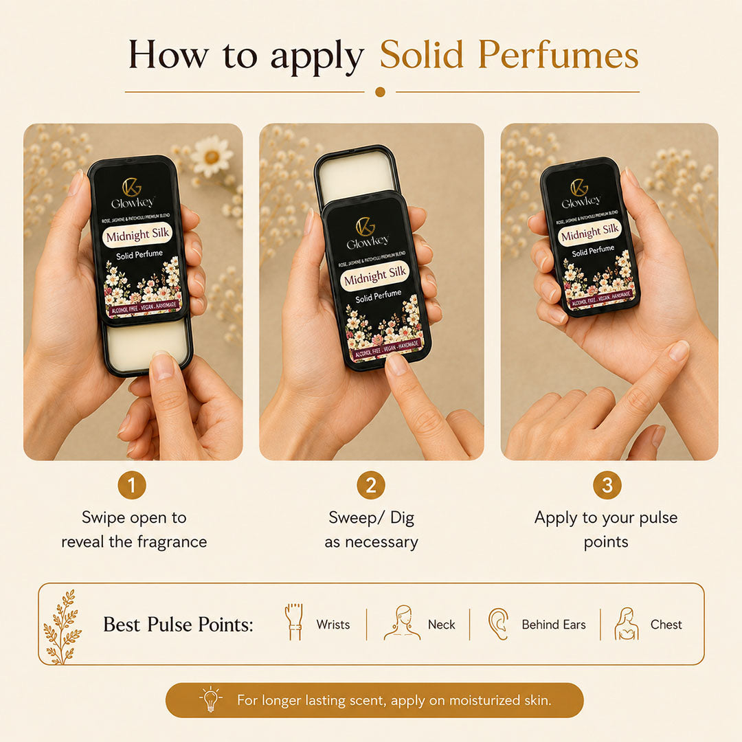 Solid Perfumes | Plant-based | Alcohol free | 10g