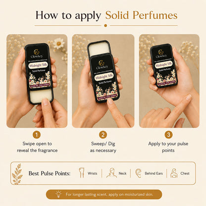Solid Perfumes | Plant-based | Alcohol free | 10g