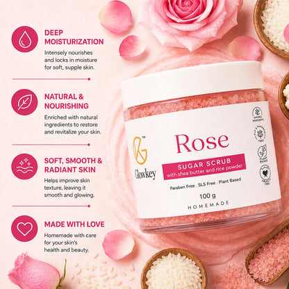 Rose Sugar Scrub
