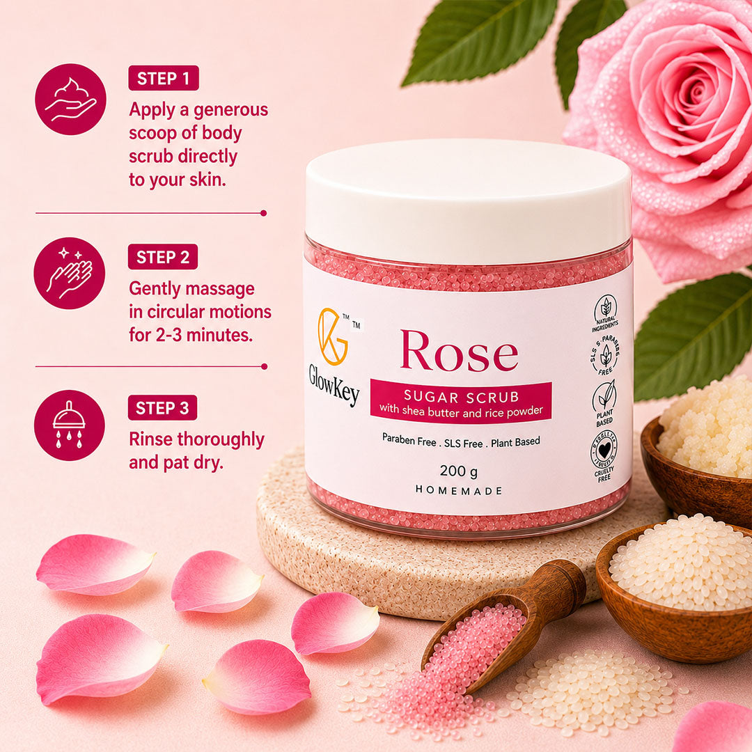 Rose Sugar Scrub