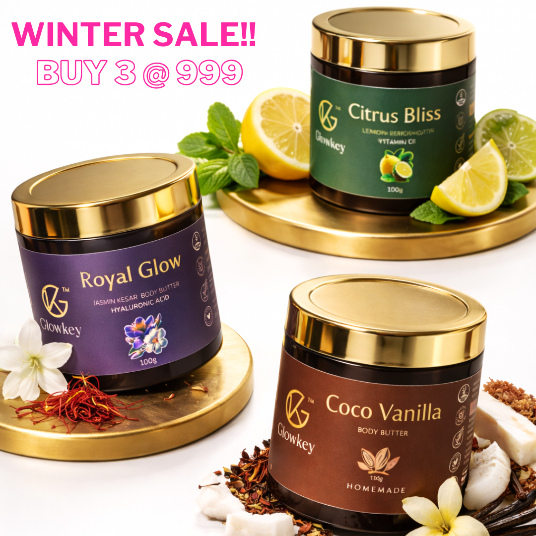 Body Butter Trio: Glow, Brighten & Nourish (Pack of 3)