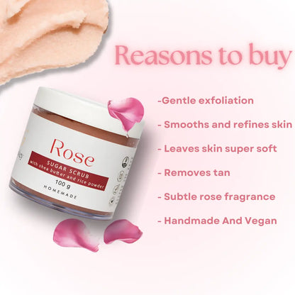 Rose Sugar Scrub