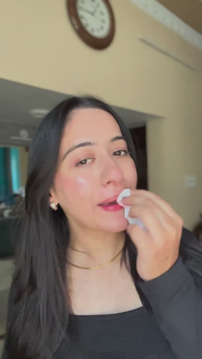 Lip & Cheek Tint - Long Lasting, Waterproof, Smudge Proof - Easy Roll On Application- Buy 4 @999/-