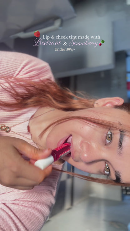 Lip & Cheek Tint - Long Lasting, Waterproof, Smudge Proof - Easy Roll On Application- Buy 4 @999/-