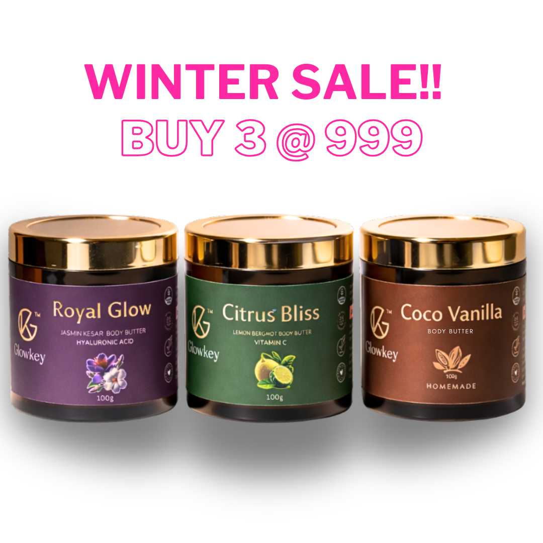 Body Butter Trio: Glow, Brighten & Nourish (Pack of 3)